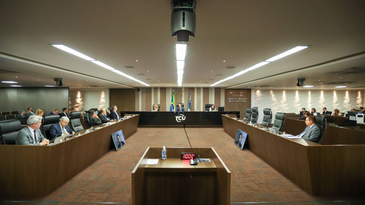 O plenário do Tribunal de Contas da União, em Brasília
