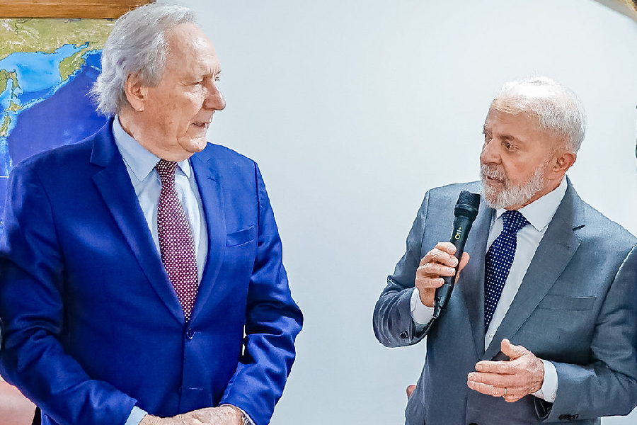 Lewandowski e Lula em reunião no Palácio do Planalto: só falta chamar os 27 governadores para apresentar plano de segurança pública