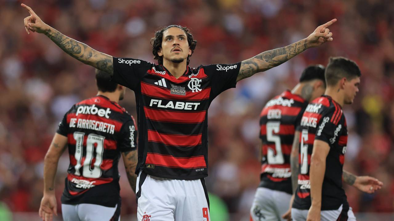 Pedro, atacante do Flamengo