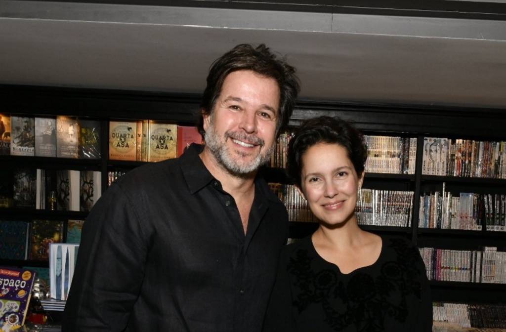 A rara aparição de Murilo Benício em evento do sogro