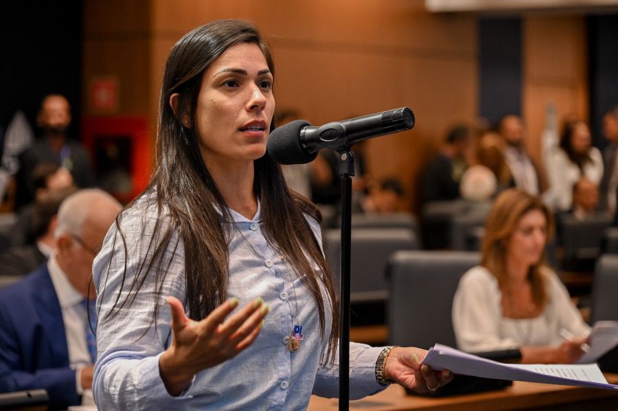 Deputada bolsonarista Índia Armelau (PL): ela quer proibir participação de menores em paradas LGBTQIA+