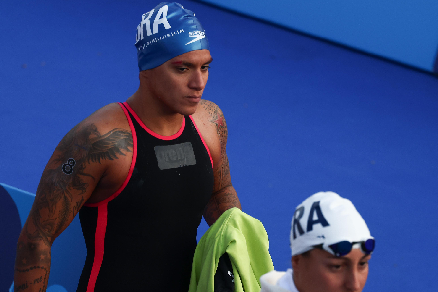 Ana Marcela Cunha: fora do pódio na maratona aquática em Paris 2024
