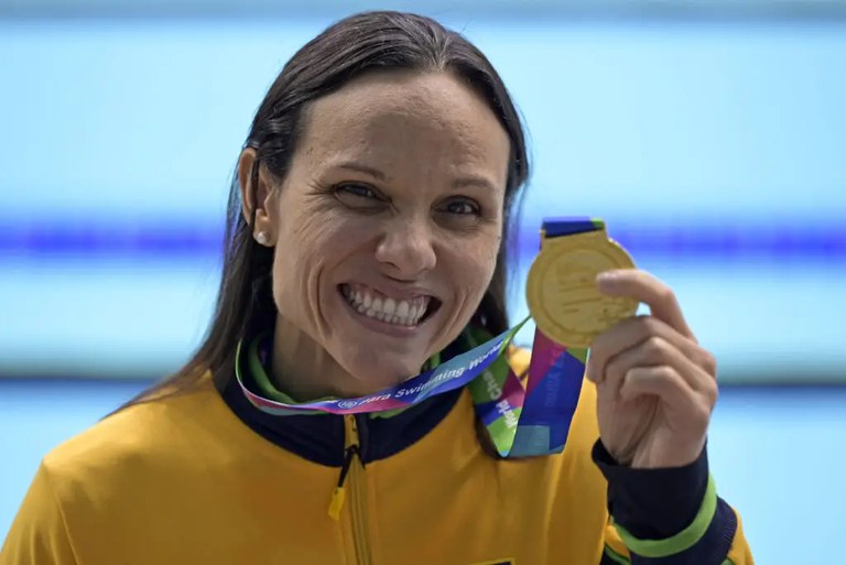 Carol Santiago, a nadadora