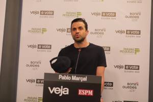 Pablo Marçal durante debate em São Paulo