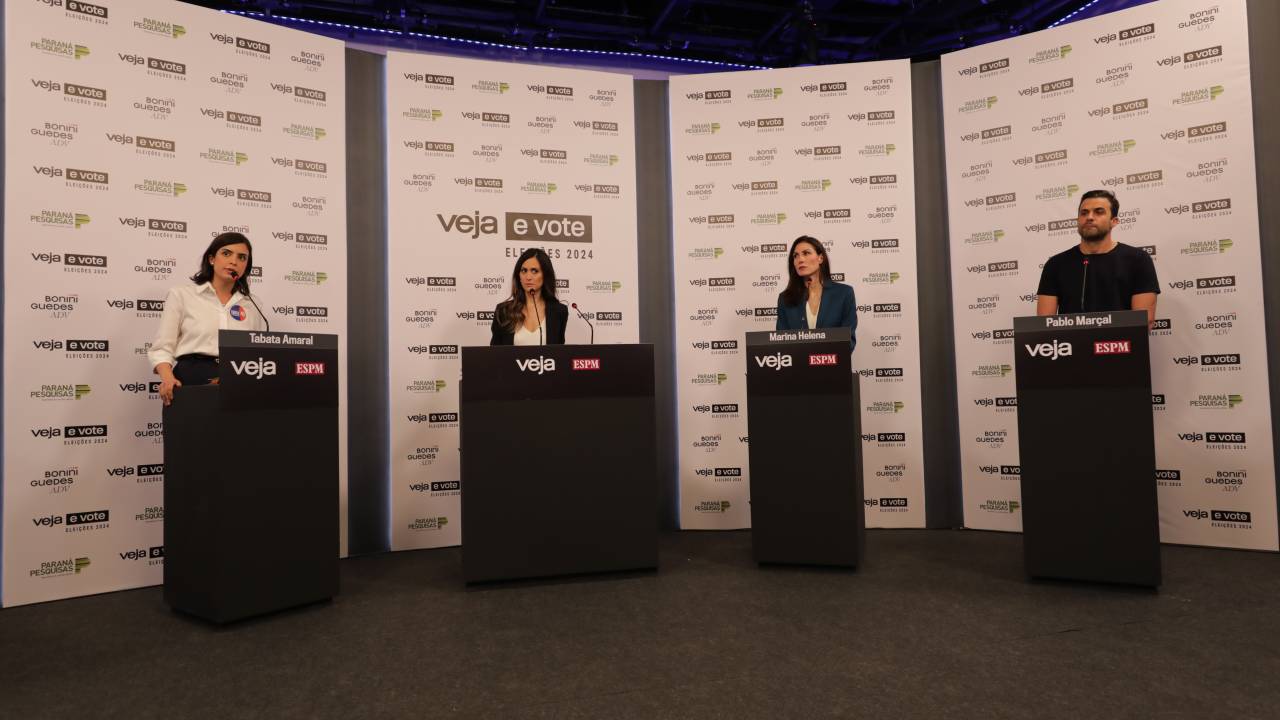 Candidatos participam de debate de VEJA sobre a disputa em São Paulo