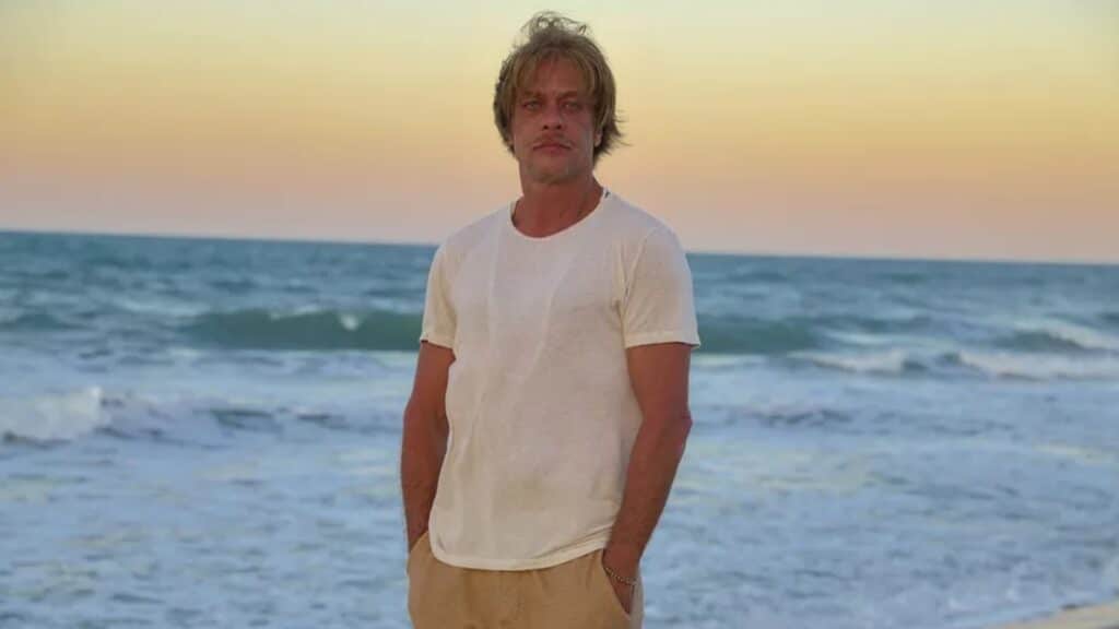 Fabio Assunção no set do filme Motel Destino, de Karim Aïnouz