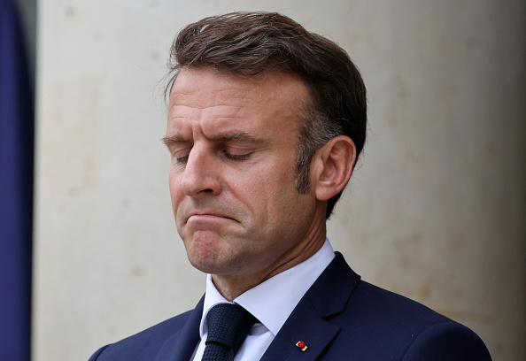 O presidente da França, Emmanuel Macron. 26/07/2024