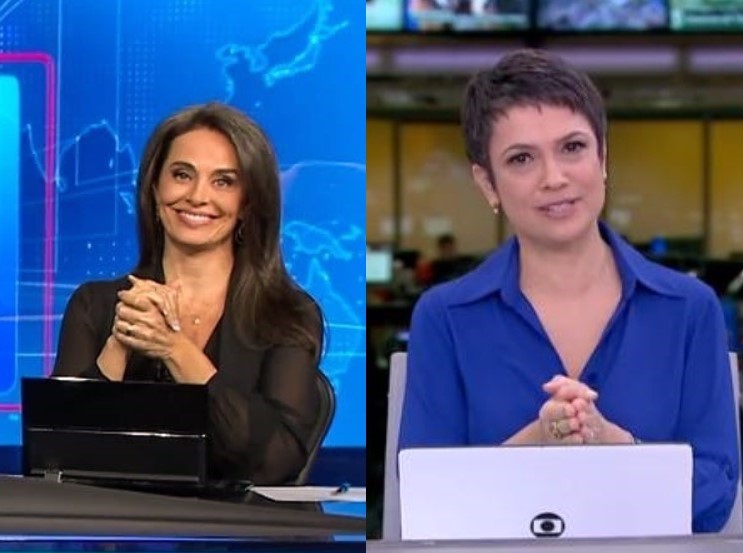 Carla Vilhena e Sandra Annenberg