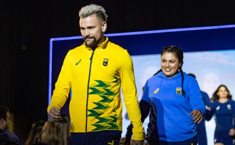 Uniforme dos atletas brasileiros nos Jogos Paralímpicos de Paris