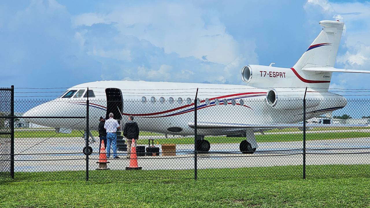 A aeronave foi confiscada pelas autoridades americanas na República Dominicana