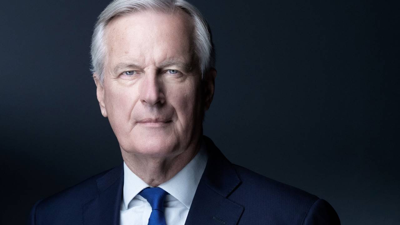 (FILES) Head of the Task Force for Relations with the UK, Michel Barnier poses during a photo session on May 11 , 2021 in Paris. Michel Barnier was named as France's new prime minister, the Elysee palace announced on September 5, 2024, almost two months after legislative elections left the country in political deadlock. (Photo by JOEL SAGET / AFP)