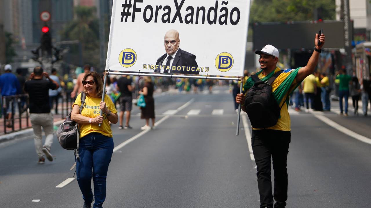 Manifestação do 7 de Setembro de Jair Bolsonaro na Avenida Paulista, em São Paulo