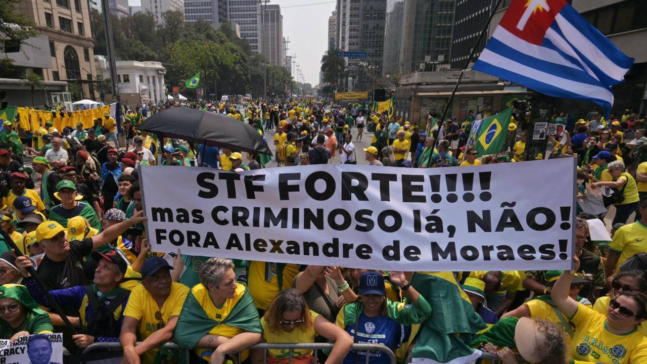 Manifestação do 7 de Setembro de Jair Bolsonaro na Avenida Paulista, em São Paulo