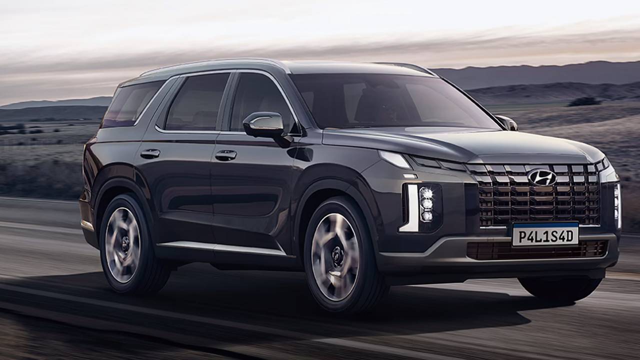 HYUNDAI PALISADE - Preço: 449 900 reais - Principal lançamento da categoria, comporta até oito pessoas em três fileiras