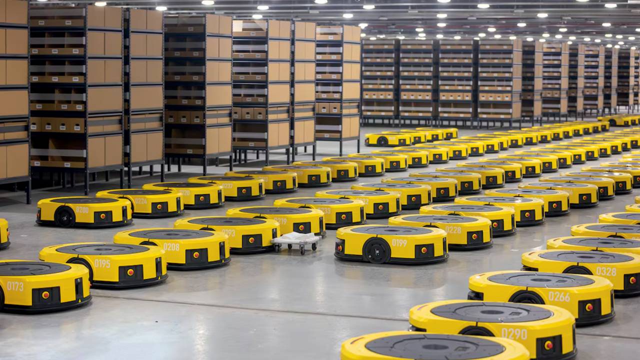 REVOLUÇÃO - Centro de distribuição do Mercado Livre: robôs entram em ação