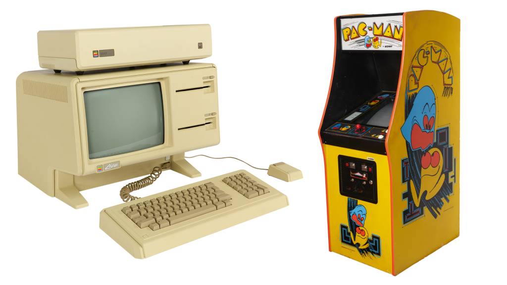 4—APPLE—COMPUTADOR-MACINTOSH-LISA-PAUL-ALLEN-b.jpg DIVERSÃO E TRABALHO - O Pac-Man, de 1980, e o Apple Lisa, de 1983: a vida como ela é