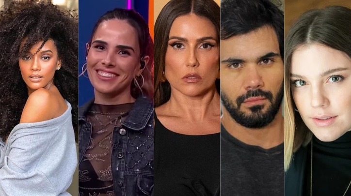 Taís Araújo, Wanessa Camargo, Deborah Secco, Juliano Cazarré e Alice Wegmann