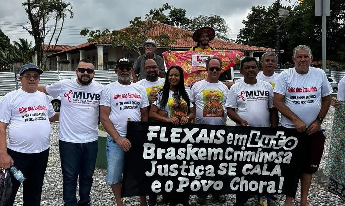 Protesto do Movimento Unificado de Vítimas da Braskem