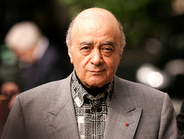 Mohamed Al-Fayed, ex-proprietário da loja de departamentos de luxo de Londres Harrods. 27/07/2007