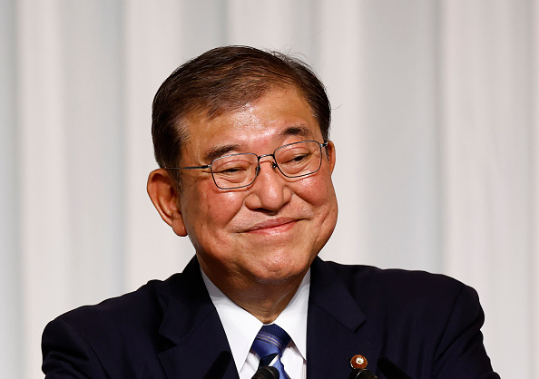 Shigeru Ishiba realiza coletiva de imprensa em Tóquio após vencer a liderança do partido no poder do Japão, o Partido Liberal Democrata (LDP). 27/09/2024