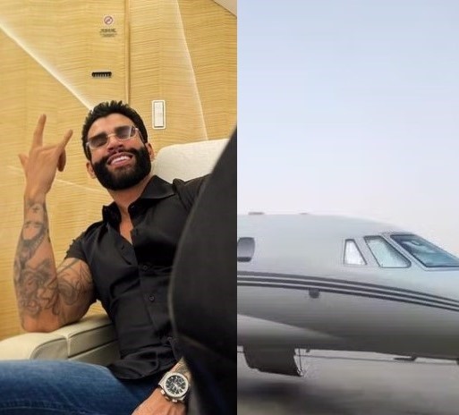 Avião de Gusttavo Lima é apreendido em operação