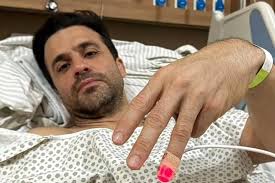 Pablo Marçal divulgou fotos no hospital após levar cadeirada de Datena
