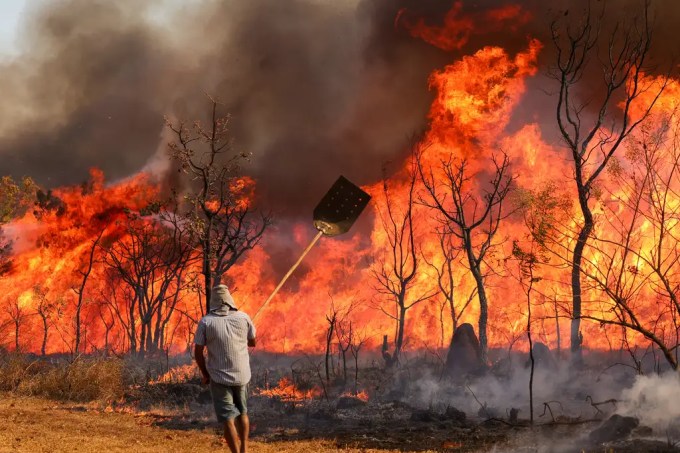 Incêndio atinge Parque Nacional de Brasília