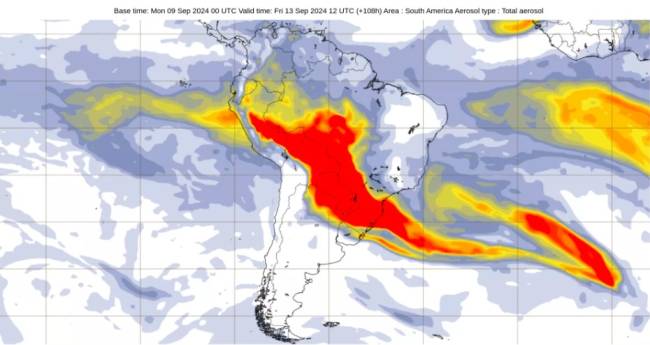 Sexta-feira: corredor carregado de fumaça volta afetar o Sudeste, e situação se agrava novamente no Rio de Janeiro e São Paulo