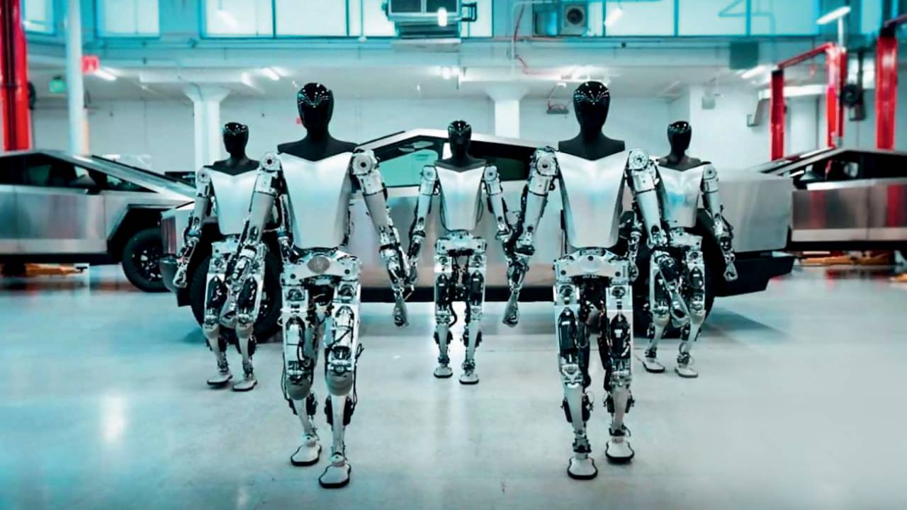 HUMANOIDES - Robôs da Tesla: para que funcionem a contento, será preciso ampliar a velocidade de transmissão de dados