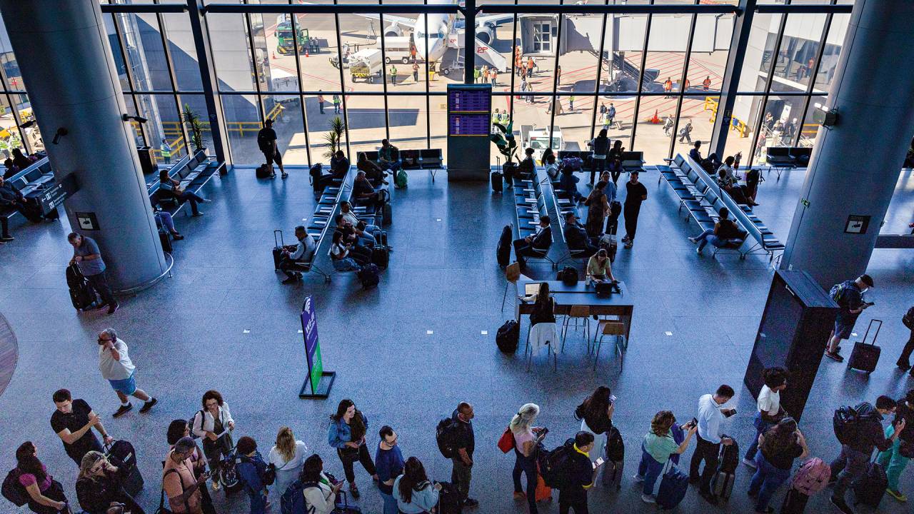 Aeroporto Salgado Filho, em Porto Alegre
