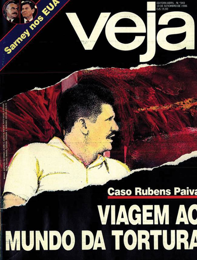 HISTÓRIA - Capa de 1986: matéria confirmou morte de Rubens