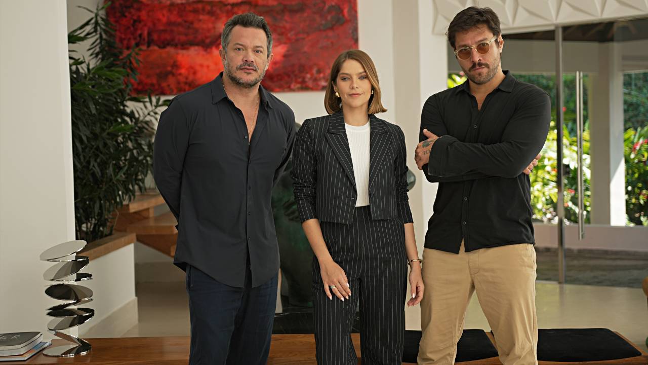 Henrique Blecher, Isabella Santoni e Beto Gatti