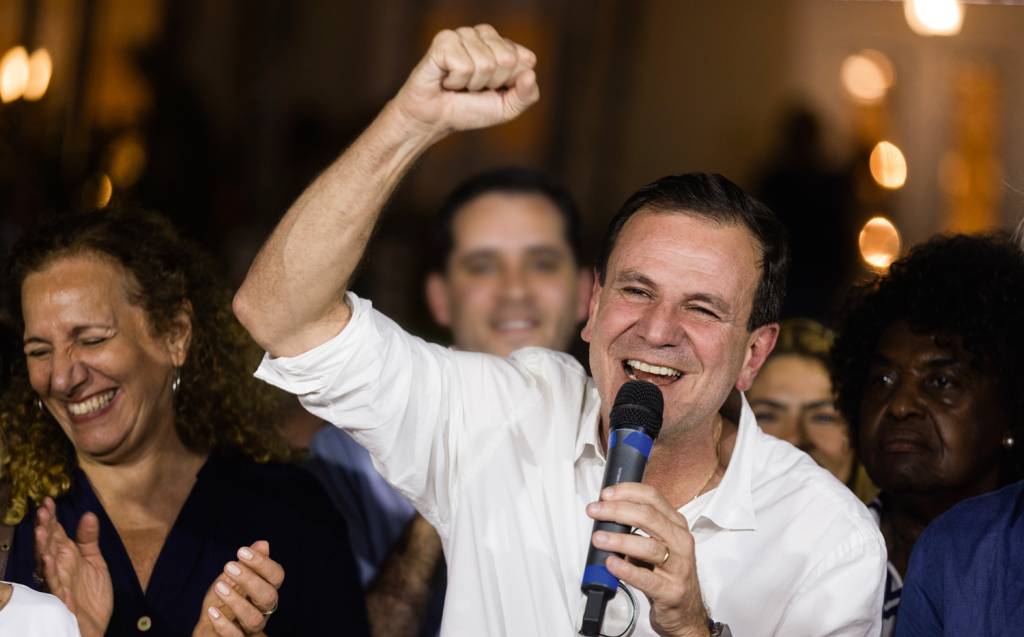 RIO976318.JPG TRIUNFO - Paes venceu no Rio de Janeiro contra Ramagem: o candidato escolhido a dedo pelo clã perdeu em primeiro turno