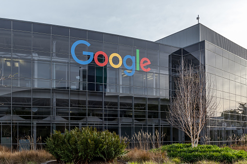 Sede da Google em Califórnia, nos Estados Unidos. 30/03/2018