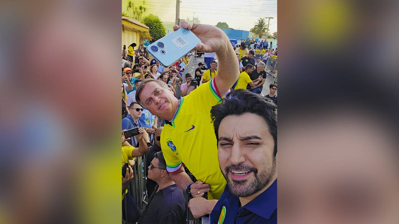 ALIADOS - Jair Bolsonaro e Fred Rodrigues, do PL: apoio decisivo em Goiânia