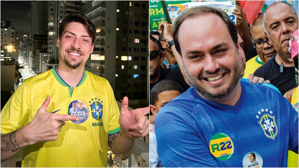 (nova)–2D-(1a)-548-05940.jpg EM FAMÍLIA - Os filhos Jair Renan (à esq.) e Carlos: vereadores mais votados