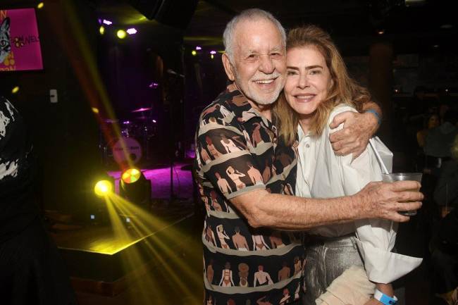 Nelson Mota e Maitê Proença Nelson Mota e Maitê Proença
