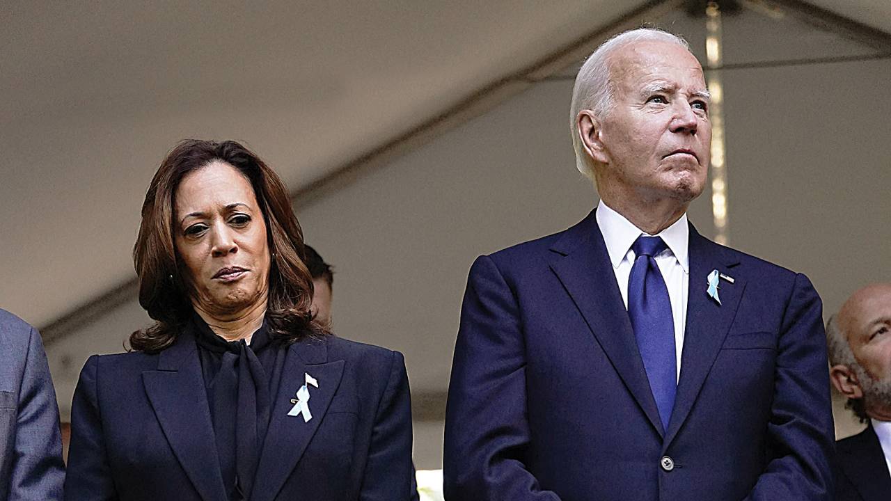 E AGORA? - Harris e Biden: imagem de um governo que não agradou à maioria dos eleitores