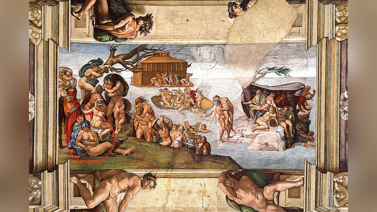RENASCIMENTO - A obra-prima em Roma: um modo de o pintor pôr em cena episódios de sua própria vida familiar