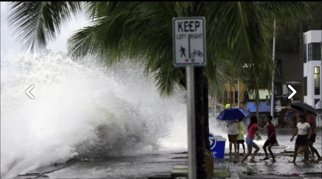 Tempestades severas em sequência atingem às Filipinas, no Sudeste da Ásia
