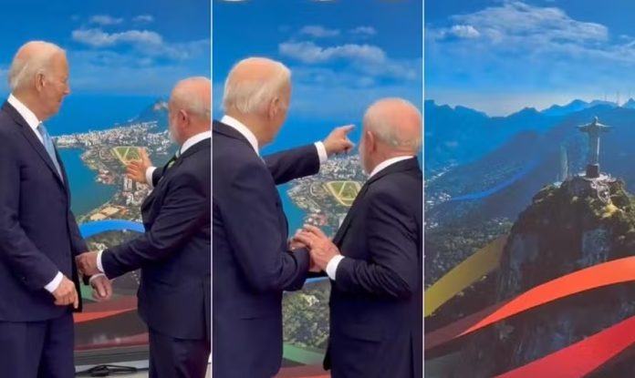 Biden se espanta com Cristo Redentor nas alturas em recepção de Lula