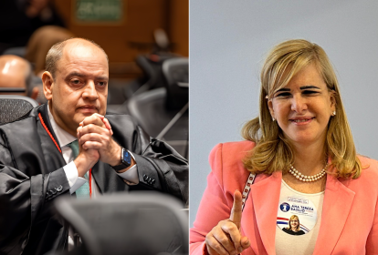 Ricardo Couto de Castro, eleito presidente do TJRJ, e Ana Tereza Basilio, que vai comandar a OAB/RJ a partir do ano que vem