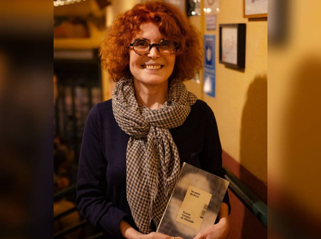 Teresa Tavares de Miranda lança ‘No Meio do Livro’, seu romance de estreia