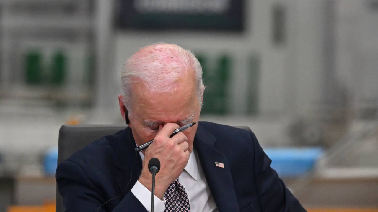 O presidente dos EUA, Joe Biden, em Lobito, na Angola. 04/12/2024