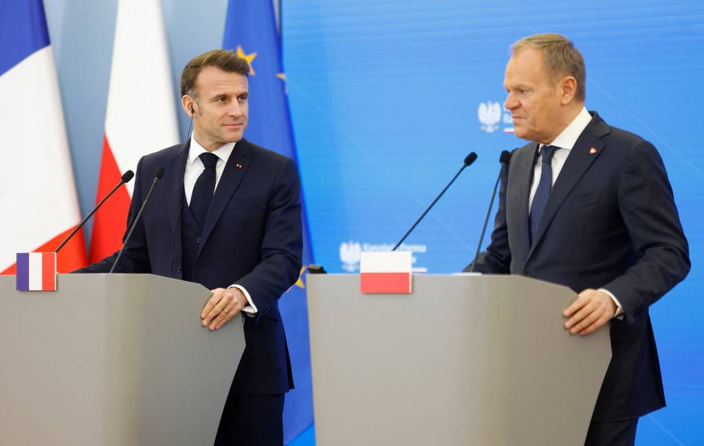 Macron vai à Polônia discutir segurança europeia na era Trump, de olho na Ucrânia