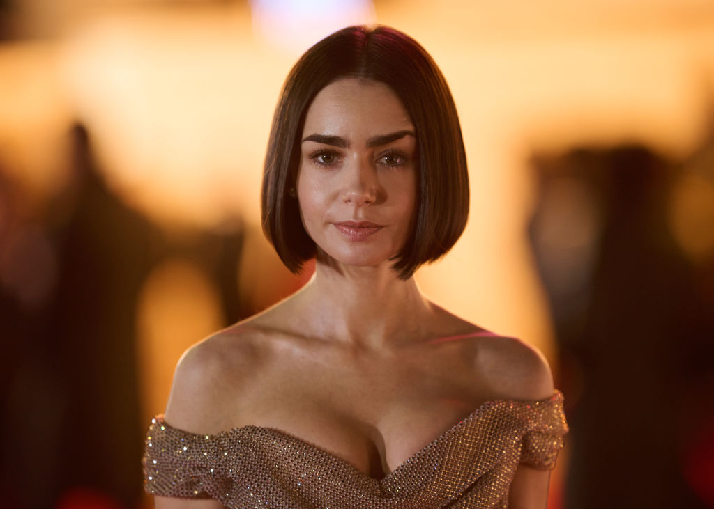 O vestido que fez Lily Collins ofuscar Anna Wintour e Elton John em uma tacada só