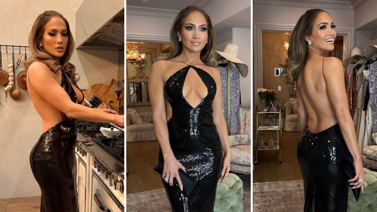 -Em todos os ângulos: JLo usa "vestido da vingança" arrasador