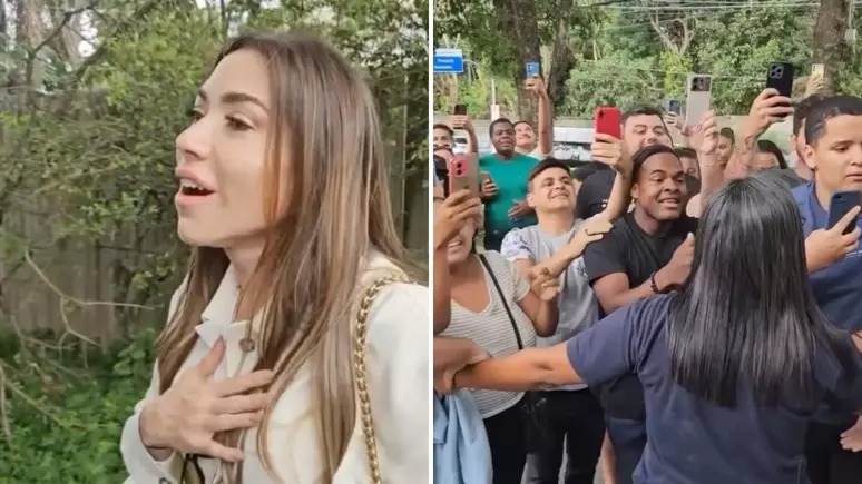 O alvoroço causado por Patricia Abravanel em passagem pela TV Globo