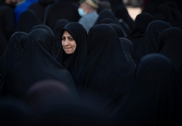 Mulheres iranianas usando o hijab. 30/11/2024