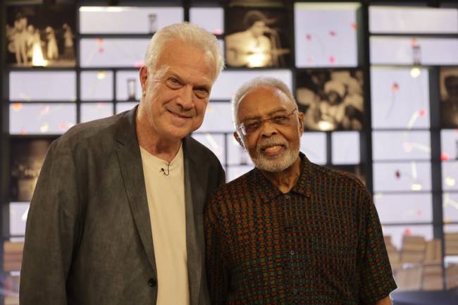 gilberto gil e pedro bial Globo/ Daniela Toviansky